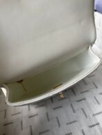CC 20 BAG IN WHITE CALFSKIN GOLD HARDWARE - Image 8