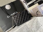 CC 16 CAMERA BAG IN BLACK CALFSKIN AND GOLD PLATED METAL - Image 5
