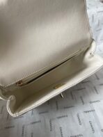 CC MINI 18 FLAP BAG IN WHITE LAMBSKIN - Image 10