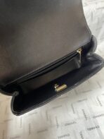 CC MINI 18 FLAP BAG IN BLACK LAMBSKIN - Image 9