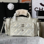 CC LARGE 35 BOWLING BAG IN WHITE CALFSKIN - Image 2