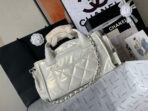 CC LARGE 35 BOWLING BAG IN WHITE CALFSKIN - Image 5