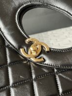 CC MEDIUM 36 SHOPPING BAG IN BLACK CALFSKIN - Image 6