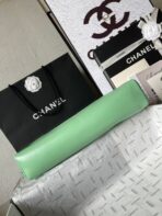 CC MEDIUM 36 SHOPPING BAG IN GREEN MINT CALFSKIN - Image 10