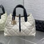 ALWAYS MINI 28 BAG IN WHITE MIX BLACK MACROCANNAGE - Image 2