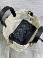 ALWAYS MINI 28 BAG IN WHITE MIX BLACK MACROCANNAGE - Image 6