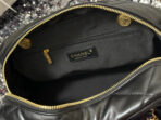 BOWLING BAG 33 IN BLACK SOFT LAMBSKIN GOLD HARDWARE - Image 5