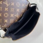 POCHETTE M������TIS 20 IN BROWN MONOGRAM AND MONOGRAM REVERSE CANVAS GOLD BUCKLE - Image 5