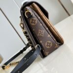 POCHETTE M������TIS 20 IN BROWN MONOGRAM AND MONOGRAM REVERSE CANVAS GOLD BUCKLE - Image 6