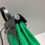 HERBAG A DOS ZIP RETOURNE BACKPACK 29 IN GREEN CANVAS AND BLACK - Image 8