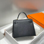 KELLY 25CM IN NOIR   GOLD HARDWARE - Image 4