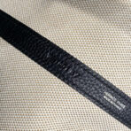 GARDEN PARTY 36 IN BLUE IVORY TOILE H CANVAS BLACK  EQUESTRIAN HARNESS PRINT - Image 5