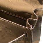 KELLY 32CM IN ETOUPE   GOLD HARDWARE - Image 6