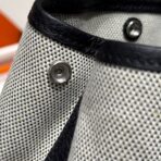 GARDEN PARTY 23CM IN WHITE TOILETS COTTON CANVAS AND BLACK - Image 8