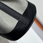 GARDEN PARTY 23CM IN WHITE TOILETS COTTON CANVAS AND BLACK - Image 9