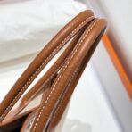 GARDEN PARTY 23CM IN WHITE TOILETS COTTON CANVAS AND BROWN - Image 7