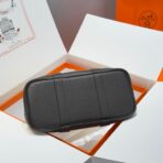 GARDEN PARTY 30CM IN DARK BEIGE TOILETS COTTON CANVAS AND BLACK - Image 9