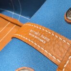 GARDEN PARTY 30CM IN DUNE MAGNOLIA TOILETS COTTON CANVAS AND BROWN - Image 7