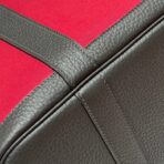 GARDEN PARTY 30CM IN RED TOILETS COTTON CANVAS AND DARK BROWN  PINK ON SIDE OTHER - Image 5