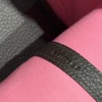 GARDEN PARTY 30CM IN RED TOILETS COTTON CANVAS AND DARK BROWN  PINK ON SIDE OTHER - Image 6