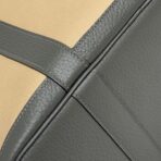 GARDEN PARTY 30CM IN DARK BEIGE TOILETS COTTON CANVAS AND GREY - Image 5