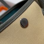 GARDEN PARTY 30CM IN DARK BEIGE TOILETS COTTON CANVAS AND GREY - Image 6