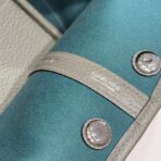 GARDEN PARTY 30CM IN DARK BEIGE TOILETS COTTON CANVAS AND GREY - Image 7