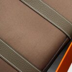 GARDEN PARTY 30CM IN BROWN TOILETS COTTON CANVAS AND  ETOUPE - Image 7