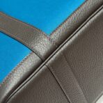 GARDEN PARTY 30CM IN BLUE TOILETS COTTON CANVAS AND BLACK - Image 5