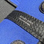 GARDEN PARTY 30CM IN WHITE TOILETS COTTON CANVAS AND BLACK  BLUE CANVAS ON SIDE OTHER - Image 9