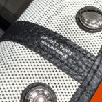 GARDEN PARTY 30CM IN WHITE TOILETS COTTON CANVAS AND BLACK - Image 6