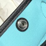 GARDEN PARTY 30CM IN WHITE TOILETS COTTON CANVAS AND BLACK  SKY BLUE CANVAS ON SIDE OTHER - Image 7