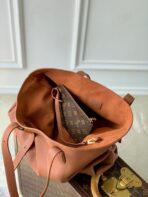 LOW KEY CABAS MM BAG 47 IN TAWNY BROWN GRAINED CALFSKIN - Image 3