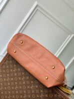 LOW KEY CABAS MM BAG 47 IN TAWNY BROWN GRAINED CALFSKIN - Image 7