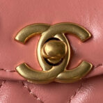 CC KELLY MINI SHOPPING BAG 12 IN DARK PINK CALFSKIN - Image 5
