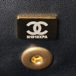CC MINI 19 FLAP BAG IN BLACK CALFSKIN GOLD HARDWARE - Image 5