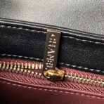 CC SMALL 20 FLAP BAG IN BLACK CALFSKIN WITH CHAIN - Image 7