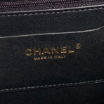 CLUTCH 34 IN BLACK SHEEPSKIN GOLD HARDWARE - Image 8