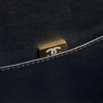 CLUTCH 34 IN BLACK SHEEPSKIN GOLD HARDWARE - Image 9