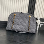 BOWLING BAG 44 IN SANTAS GRAY DENIM GOLD HARDWARE - Image 3