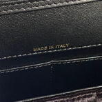 FLAP BAG 23 ATTACHED DIAMOND IN BLACK VELVET GOLD HARDWARE - Image 5
