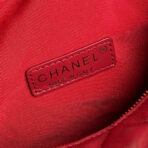 CAMERA BAG 24 IN RED SHINY CALFSKIN GOLD CHAIN - Image 10