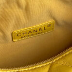 CAMERA BAG 24 IN MIMOSA YELLOW SHINY CALFSKIN GOLD CHAIN - Image 5