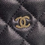 HOBO BAG 21 IN BLACK GRAINED CALFSKIN GOLD HARDWARE - Image 10