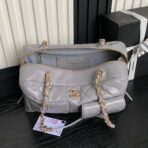 BOWLING BAG 29 IN GREY  GOLD HARDWARE - Image 7