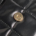 BOWLING BAG 29 IN BLACK SHINY  GOLD HARDWARE - Image 5