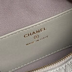 HOBO BAG 21 IN RHINO GRAY GRAINED CALFSKIN GOLD HARDWARE - Image 9