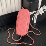 HOBO BAG 21 IN FROLY PINK GRAINED CALFSKIN GOLD HARDWARE - Image 6