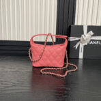 HOBO BAG 21 IN FROLY PINK GRAINED CALFSKIN GOLD HARDWARE - Image 10
