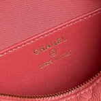 HOBO BAG 21 IN FROLY PINK GRAINED CALFSKIN GOLD HARDWARE - Image 3